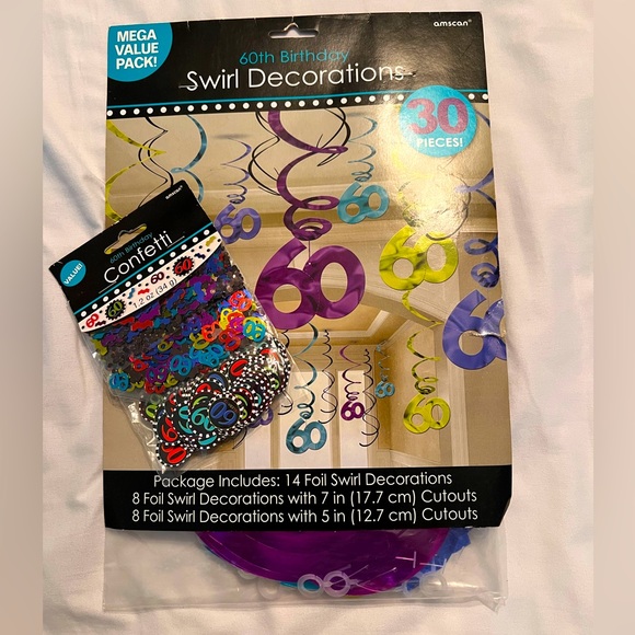 60th Birthday Decorations - Picture 1 of 1